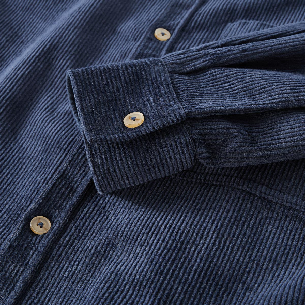 s.Oliver Cord-Overshirt mit Stretch blau
