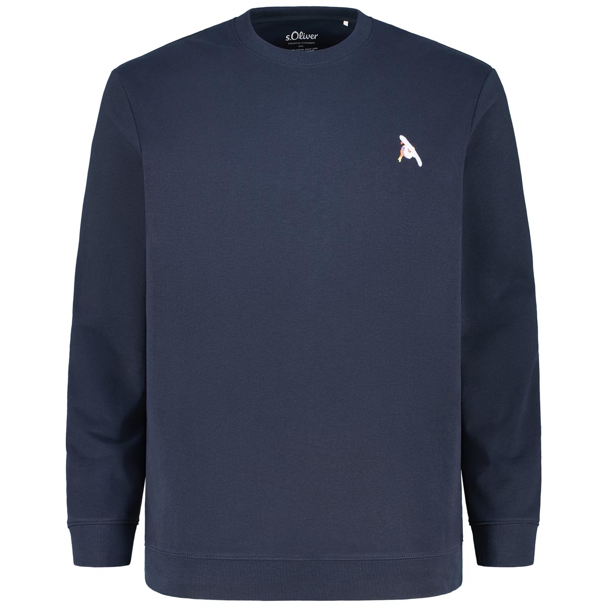 s.Oliver Sweatshirt mit Stretch Farbe marine Größe: 6XL günstig online kaufen