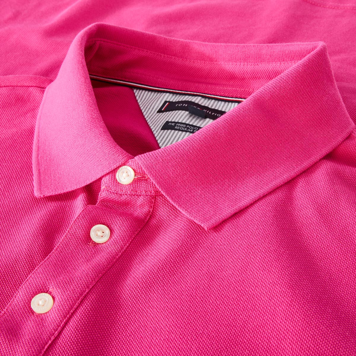 Tommy Hilfiger Poloshirt mit Stretch beere