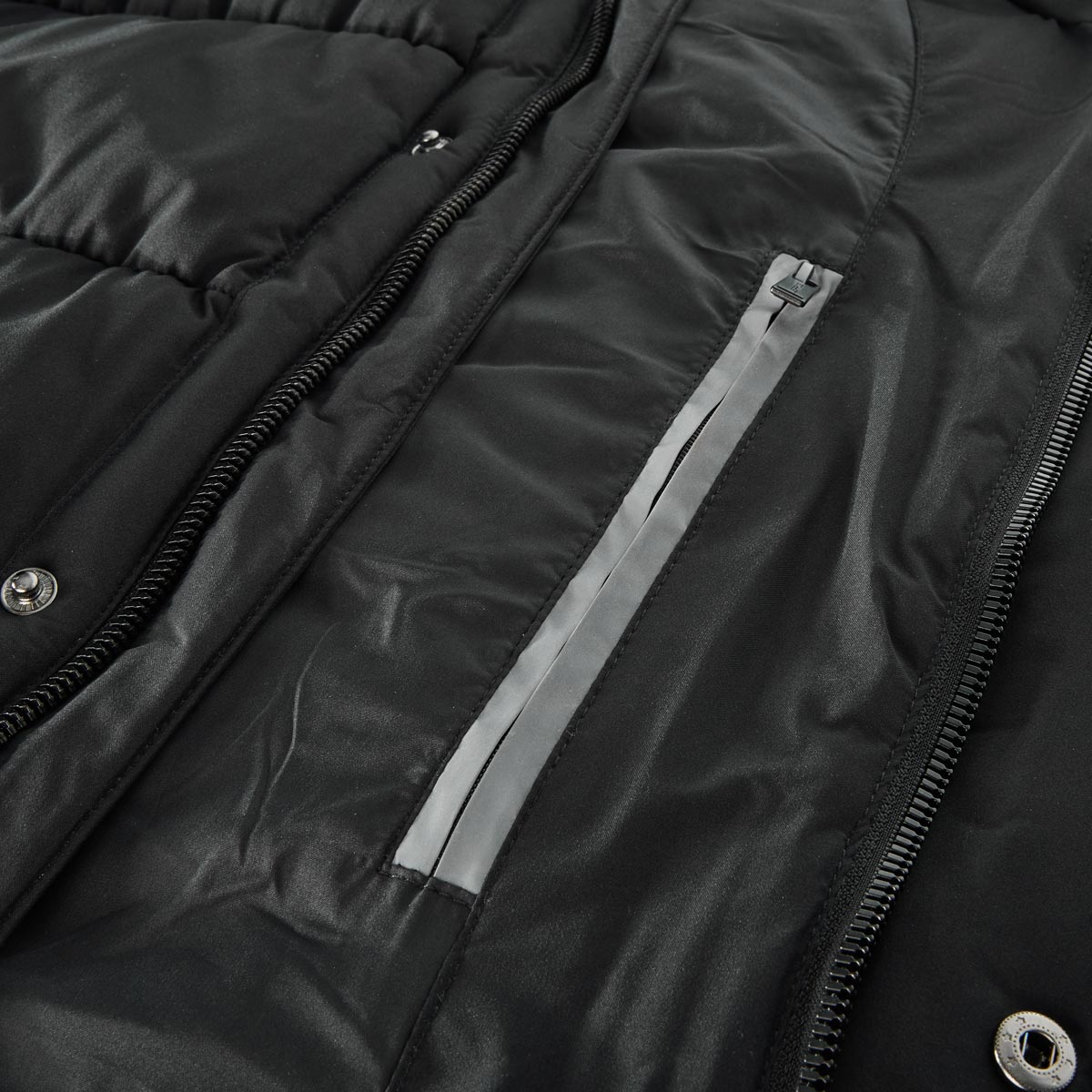 Lerros Wattierte Steppjacke, wind- und wasserabweisend schwarz