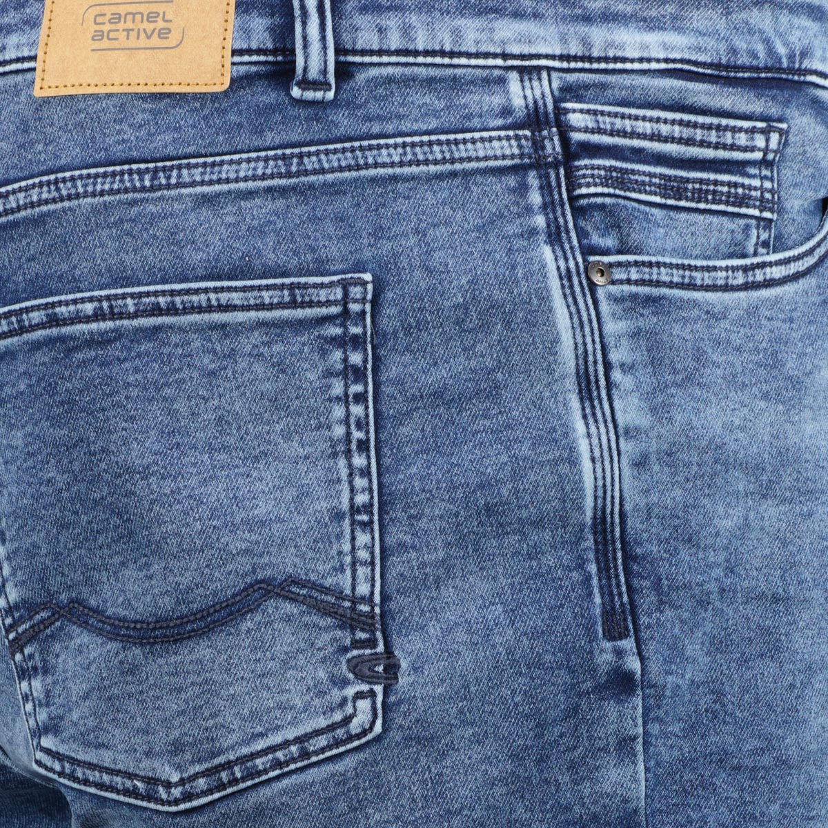 camel active Stretch-Shorts "Houston" blau