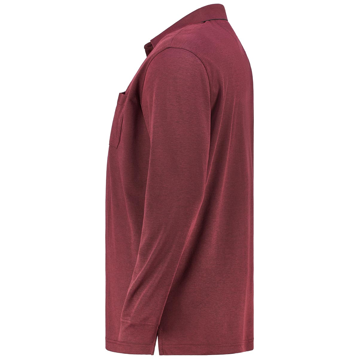 Hajo Poloshirt aus Baumwolle weinrot