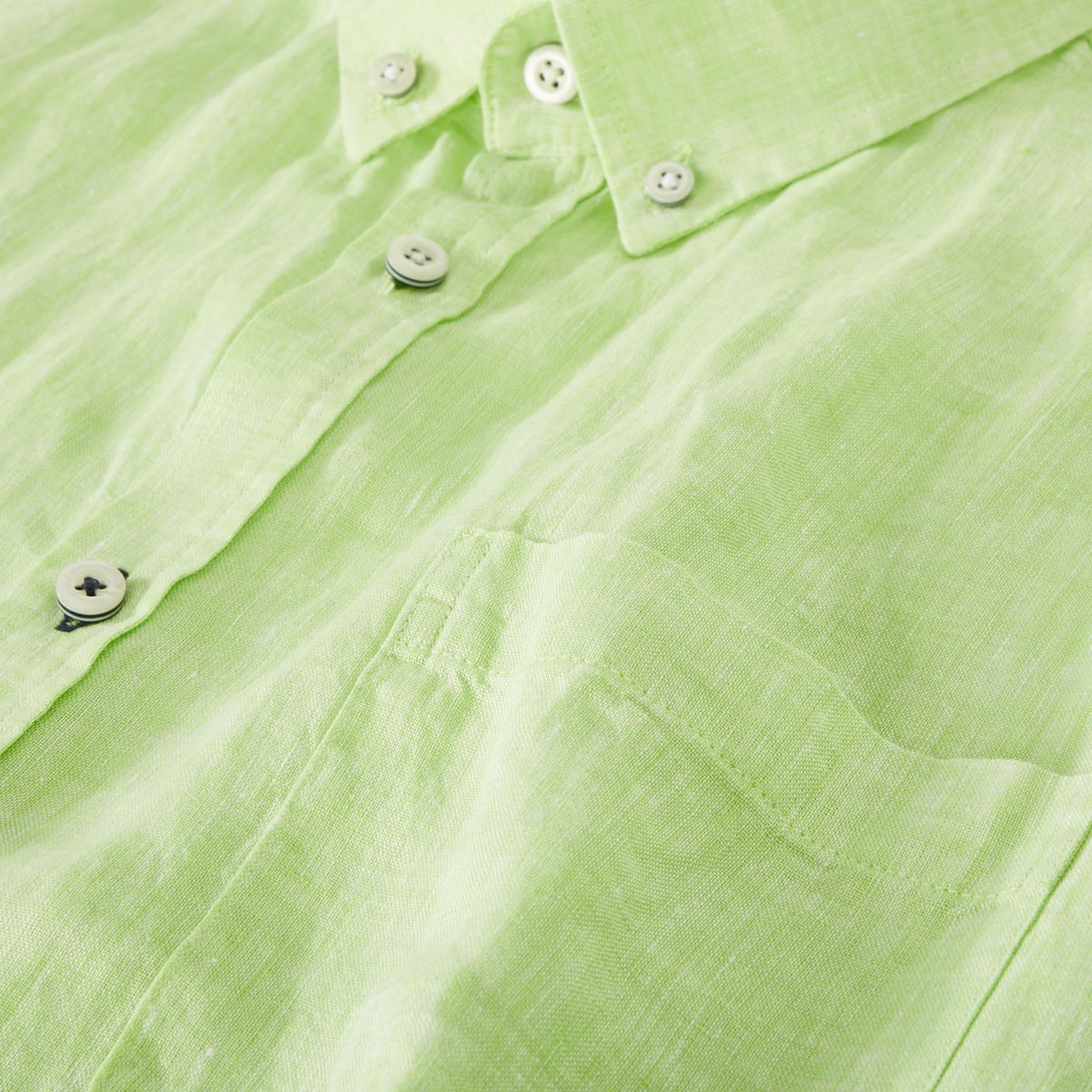 Pfundskerl Freizeithemd aus Leinen hellgrün