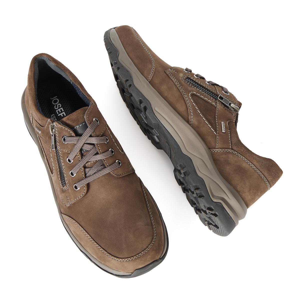 JOSEF SEIBEL Halbschuh "Leroy 55", Wechselfußbett braun
