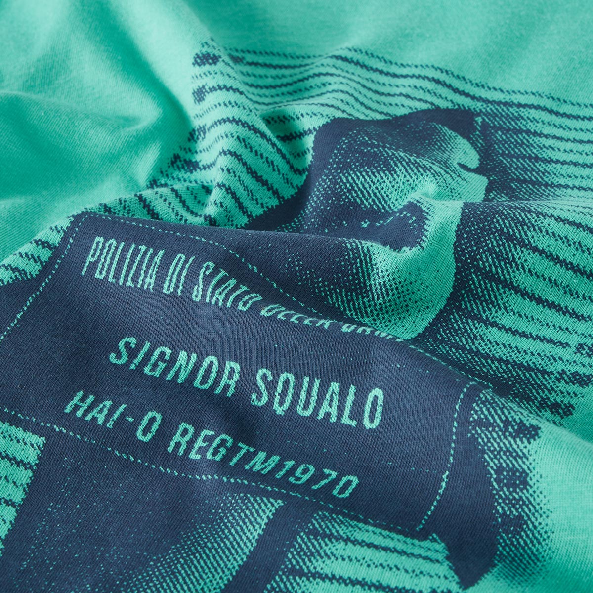 Hajo T-Shirt mit Print grün