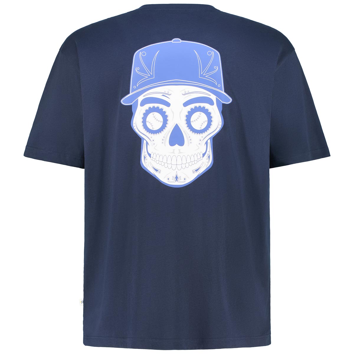 Pfundskerl T-Shirt mit Rückenprint dunkelblau