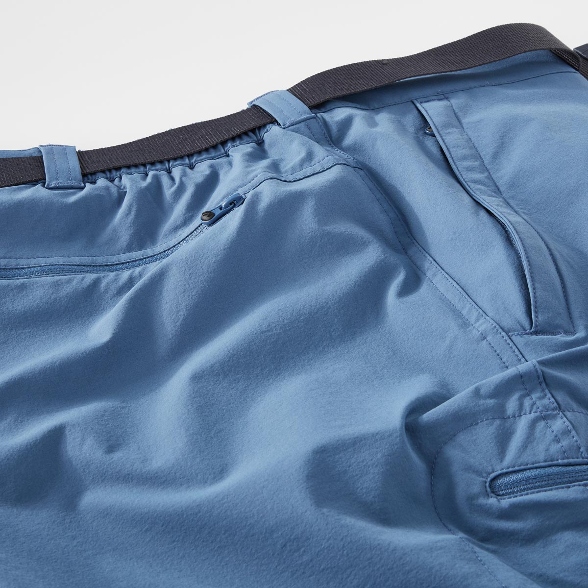 Maier Sports Trekkinghose mit Stretch und abtrennbarem Hosenbein blau