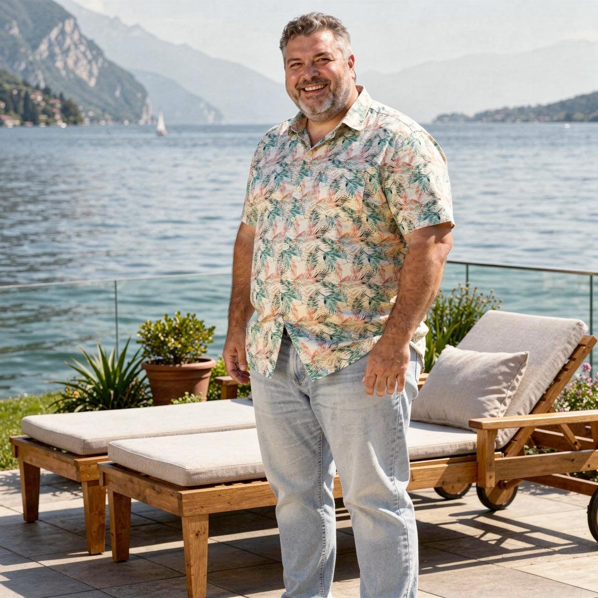 RAGMAN Freizeithemd aus Leinenmix cremeweiß