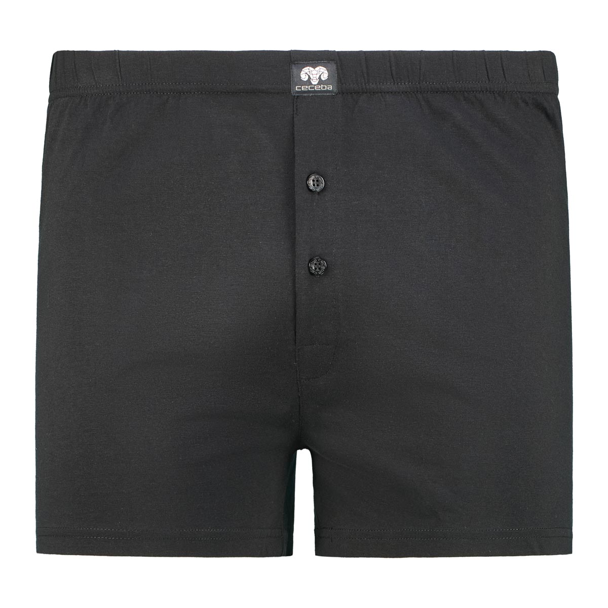 Ceceba Boxershorts aus Baumwoll-Jersey, Doppelpack grün