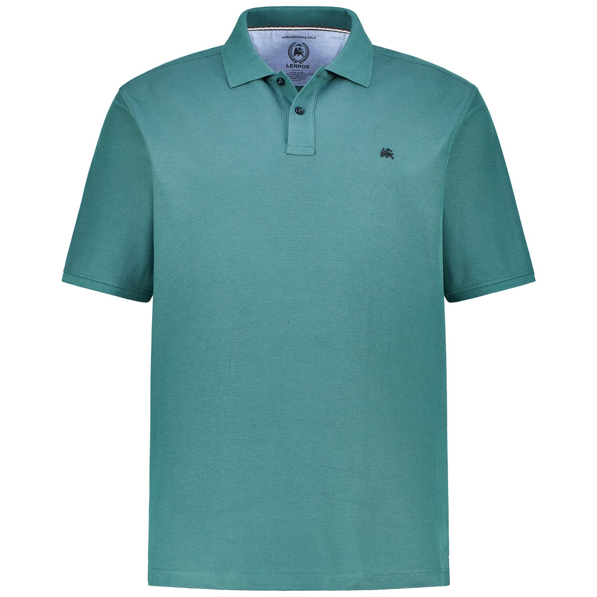 Lerros Poloshirt aus Baumwolle Farbe dunkelgrün Größe: 5XL günstig online kaufen