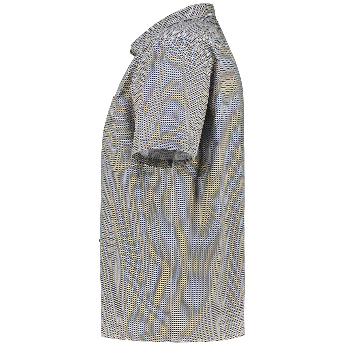 CASA MODA Freizeithemd mit Allover-Muster Farbe gelb Größe: 6XL günstig online kaufen