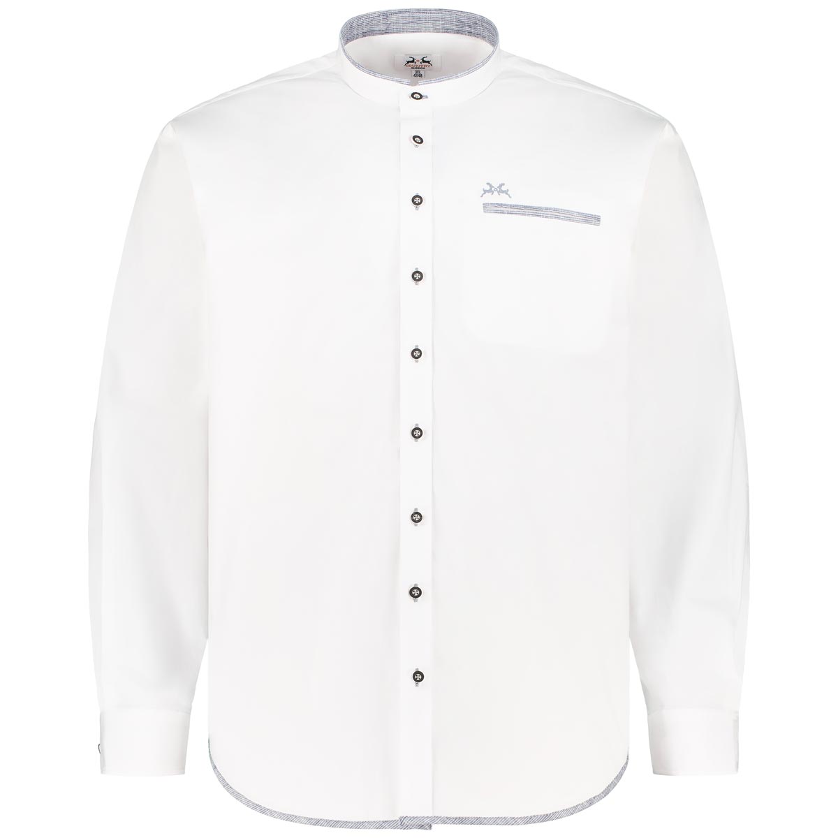 Maddox Trachtenhemd mit Stretch Farbe weiß Größe: 3XL günstig online kaufen