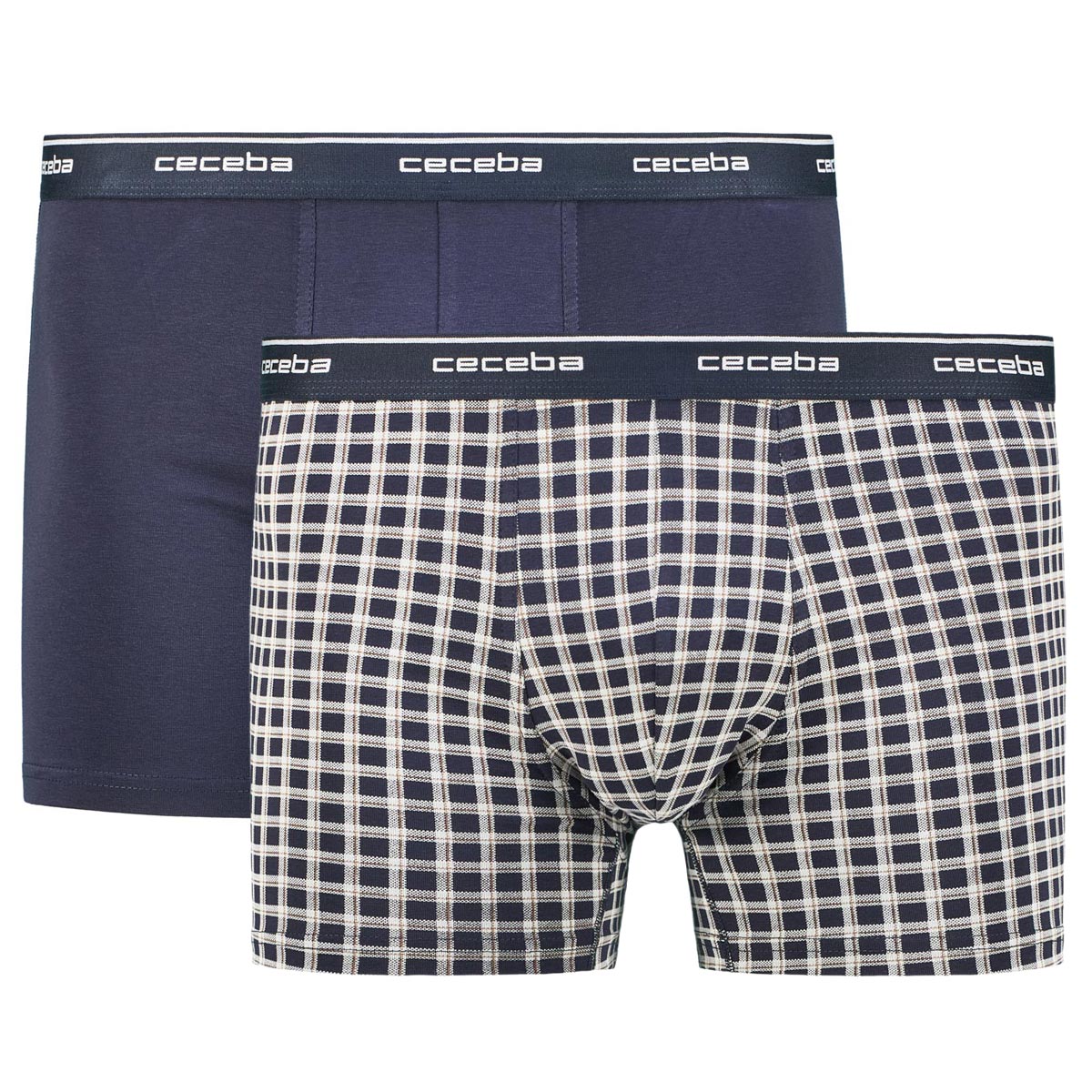 Doppelpack Pants aus Baumwolljersey, elastisch und weich