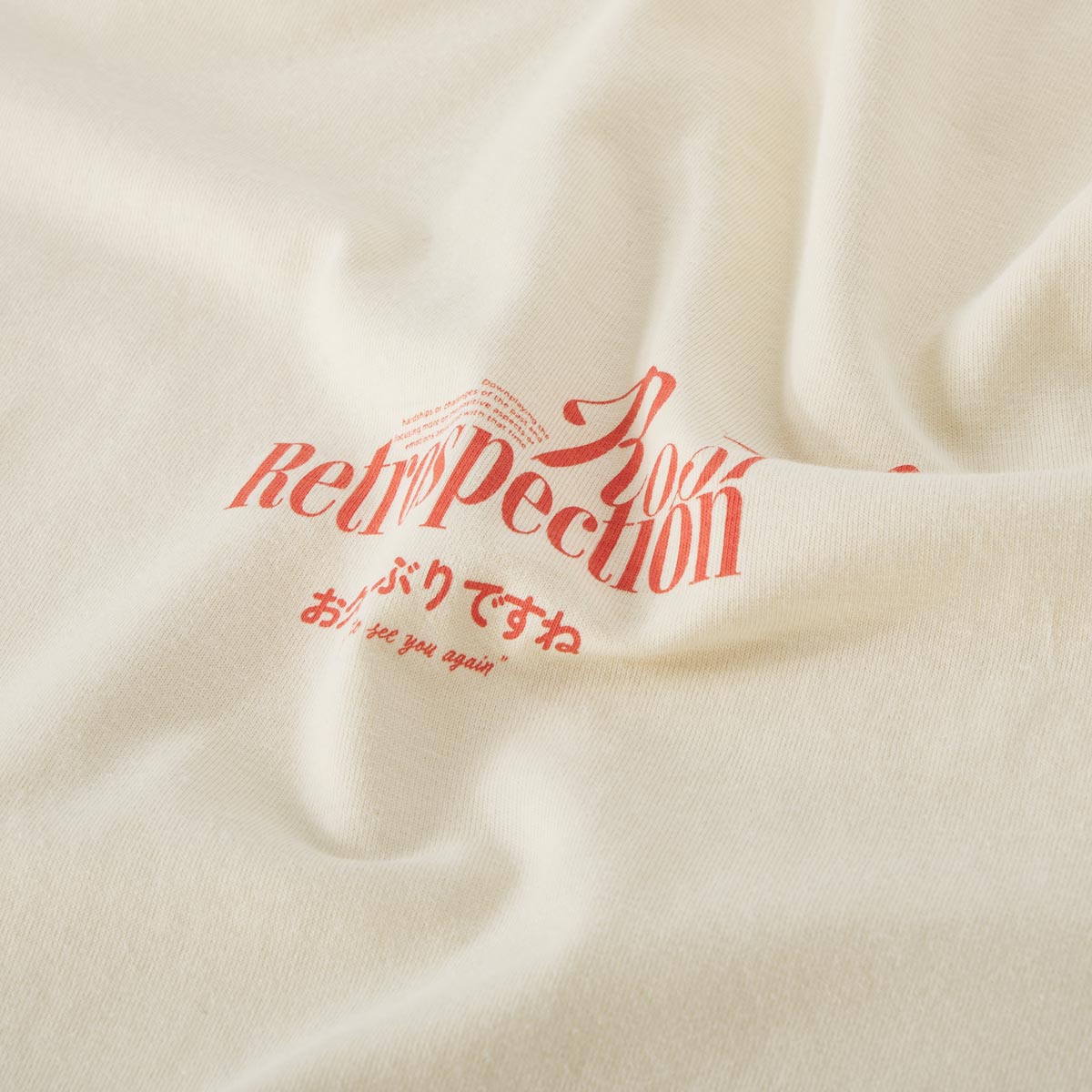 Jack&Jones T-Shirt mit Rückenprint cremeweiß