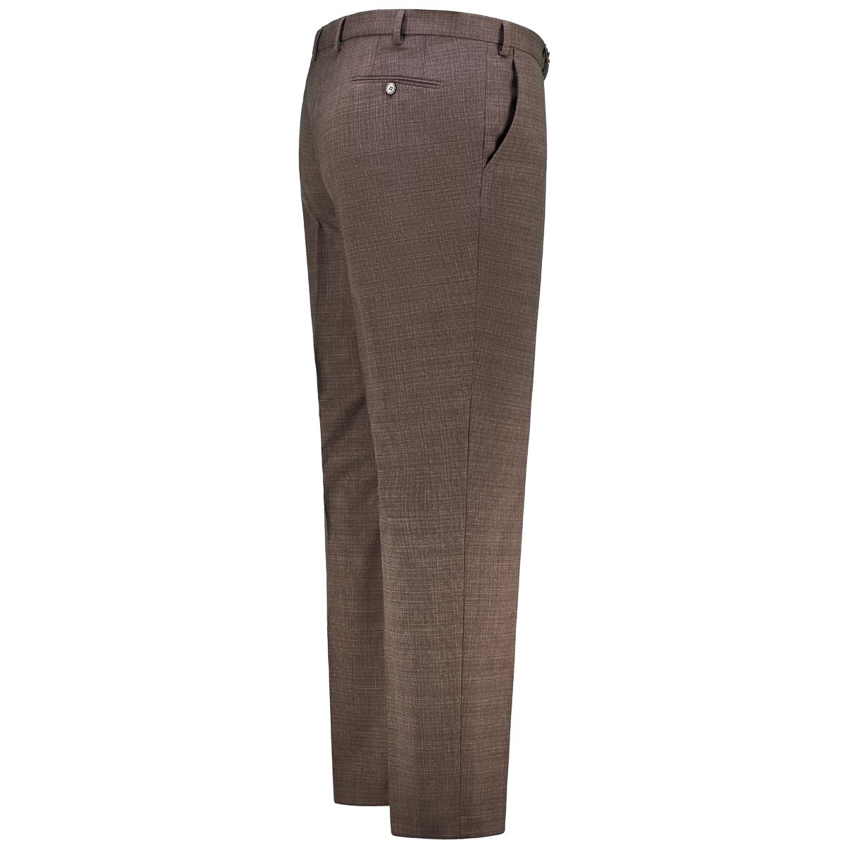 Digel Anzughose mit Stretch, knitterresistent, fleckabweisend braun