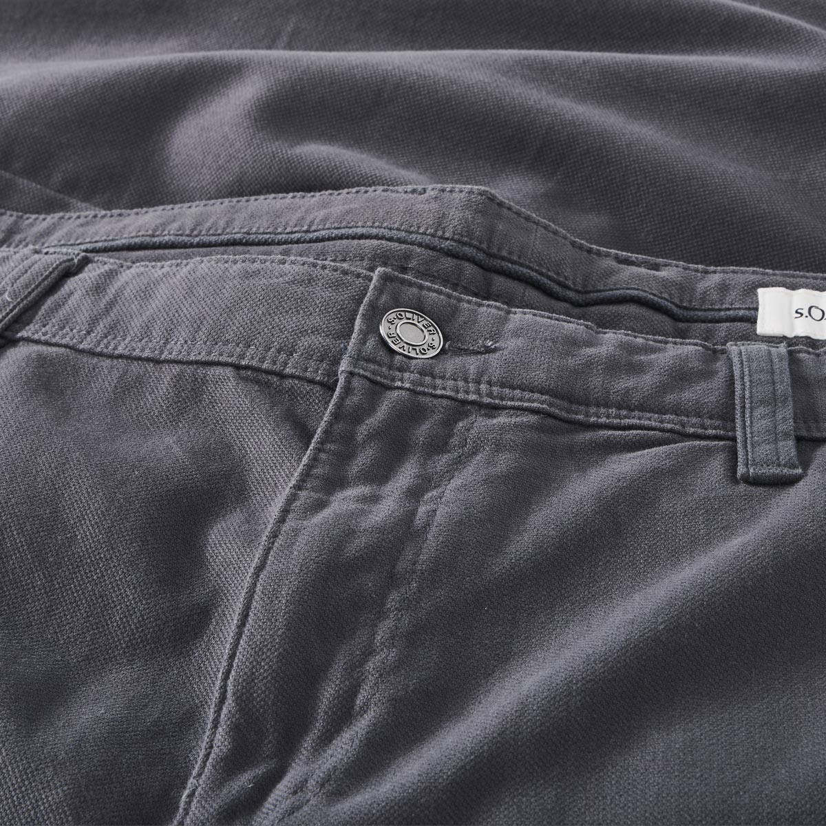 s.Oliver Chinos mit Stretch dunkelgrau