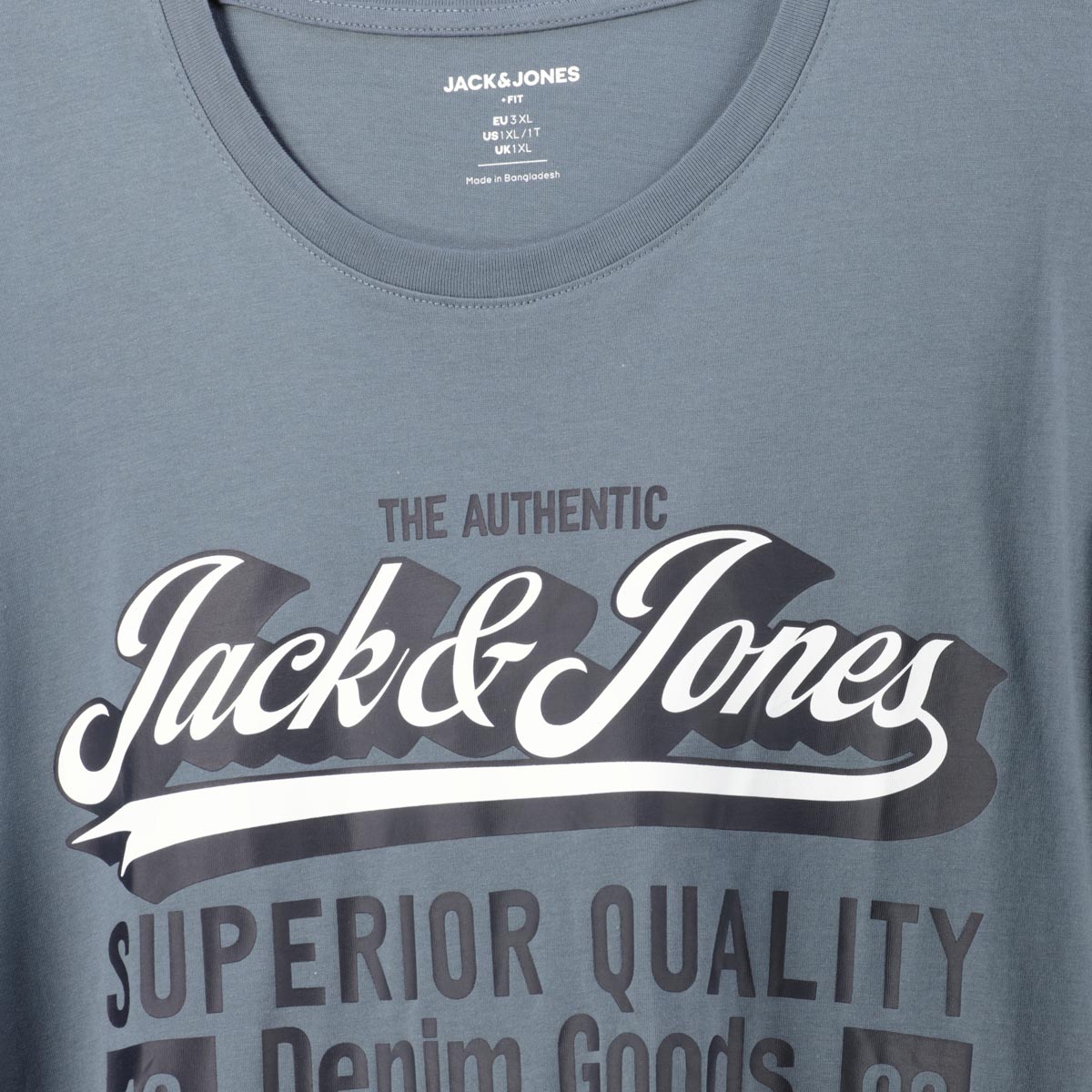 Jack&Jones T-Shirt mit Label-Print grau