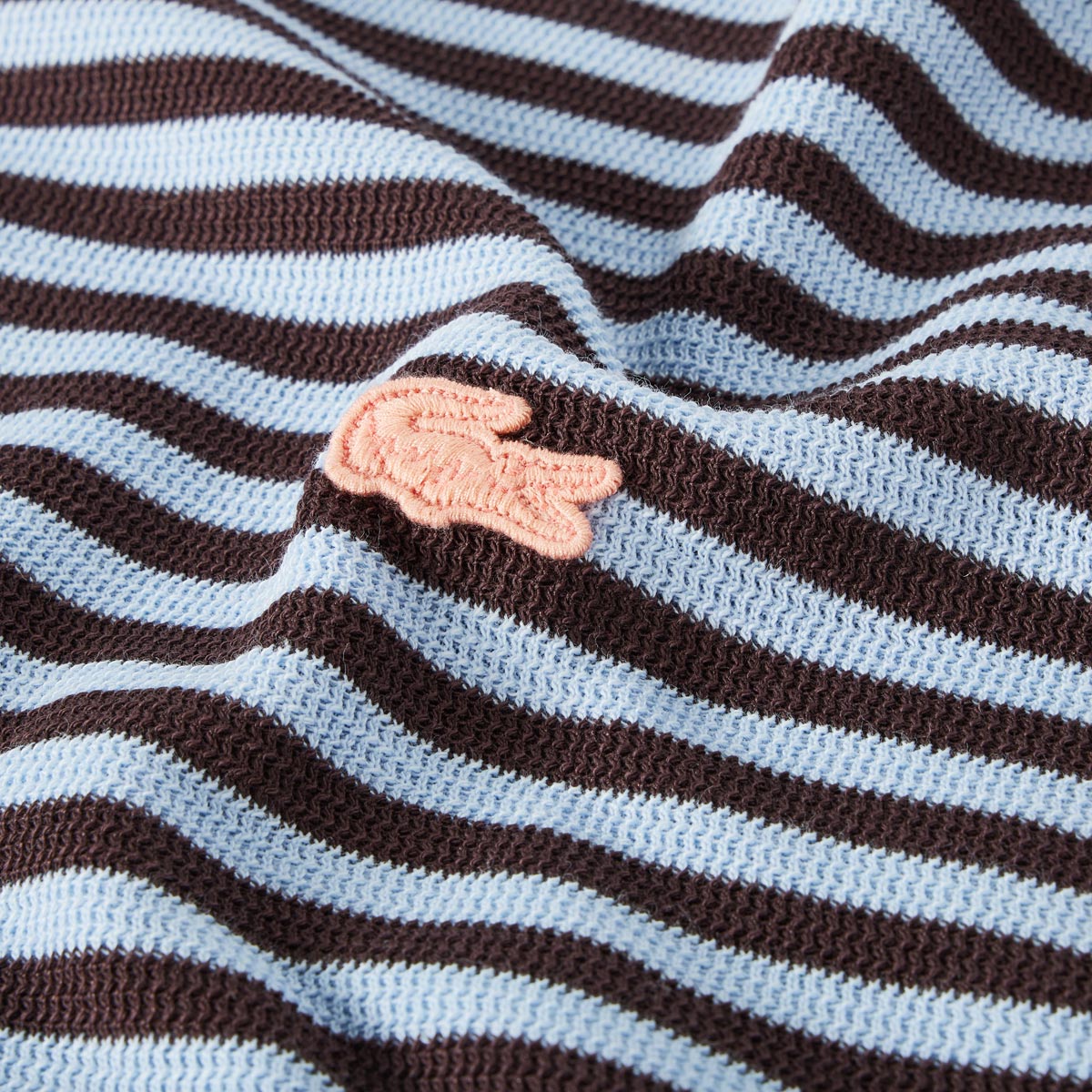 LACOSTE T-Shirt mit Allover-Muster dunkelblau