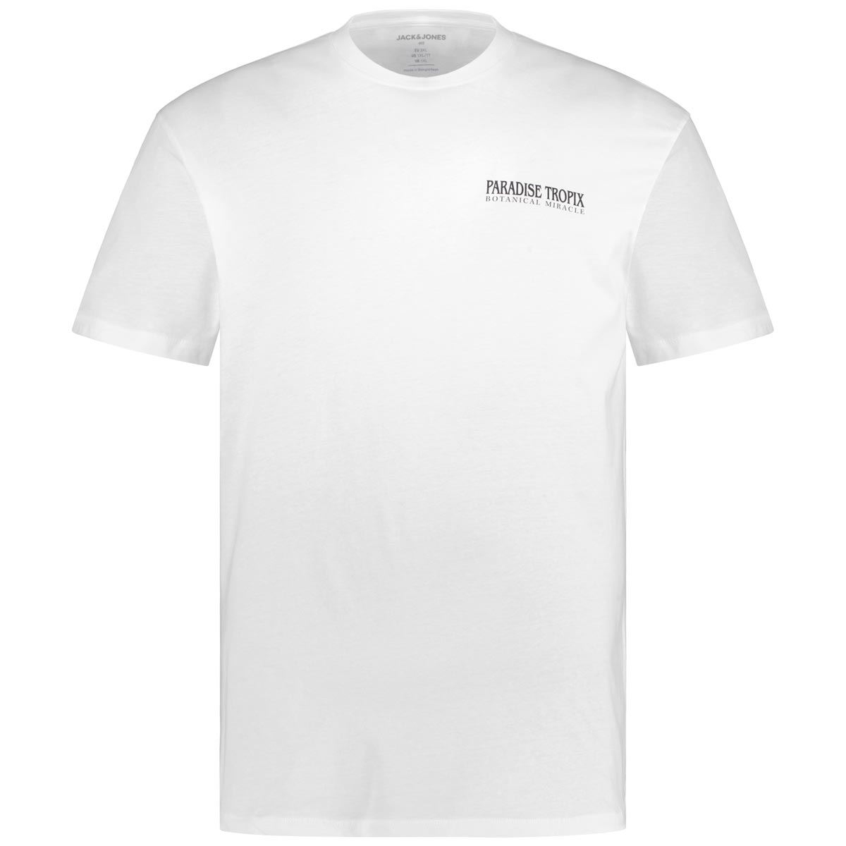 Jack&Jones T-Shirt mit Print auf Vorder- und Rückseite weiß