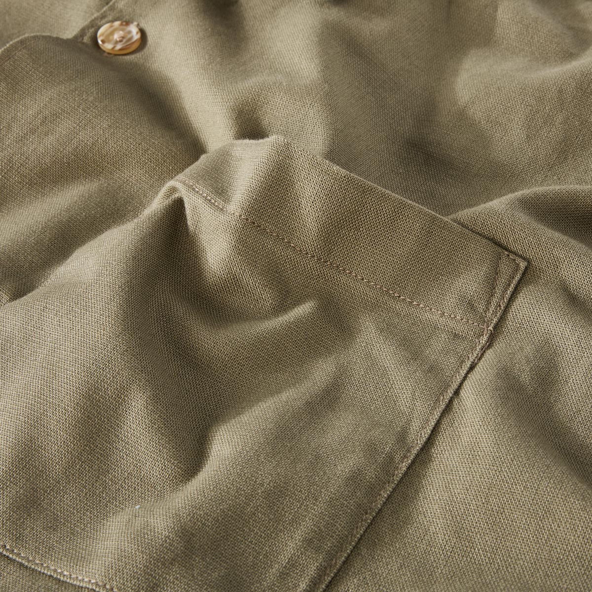 Jack&Jones Freizeithemd mit Leinen oliv