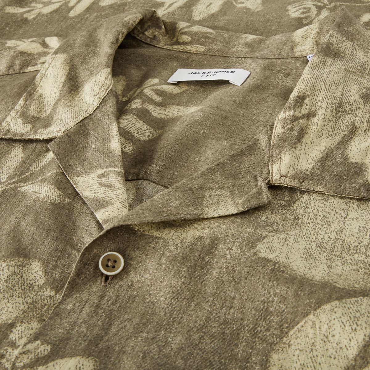 Jack&Jones Freizeithemd mit Stretch oliv