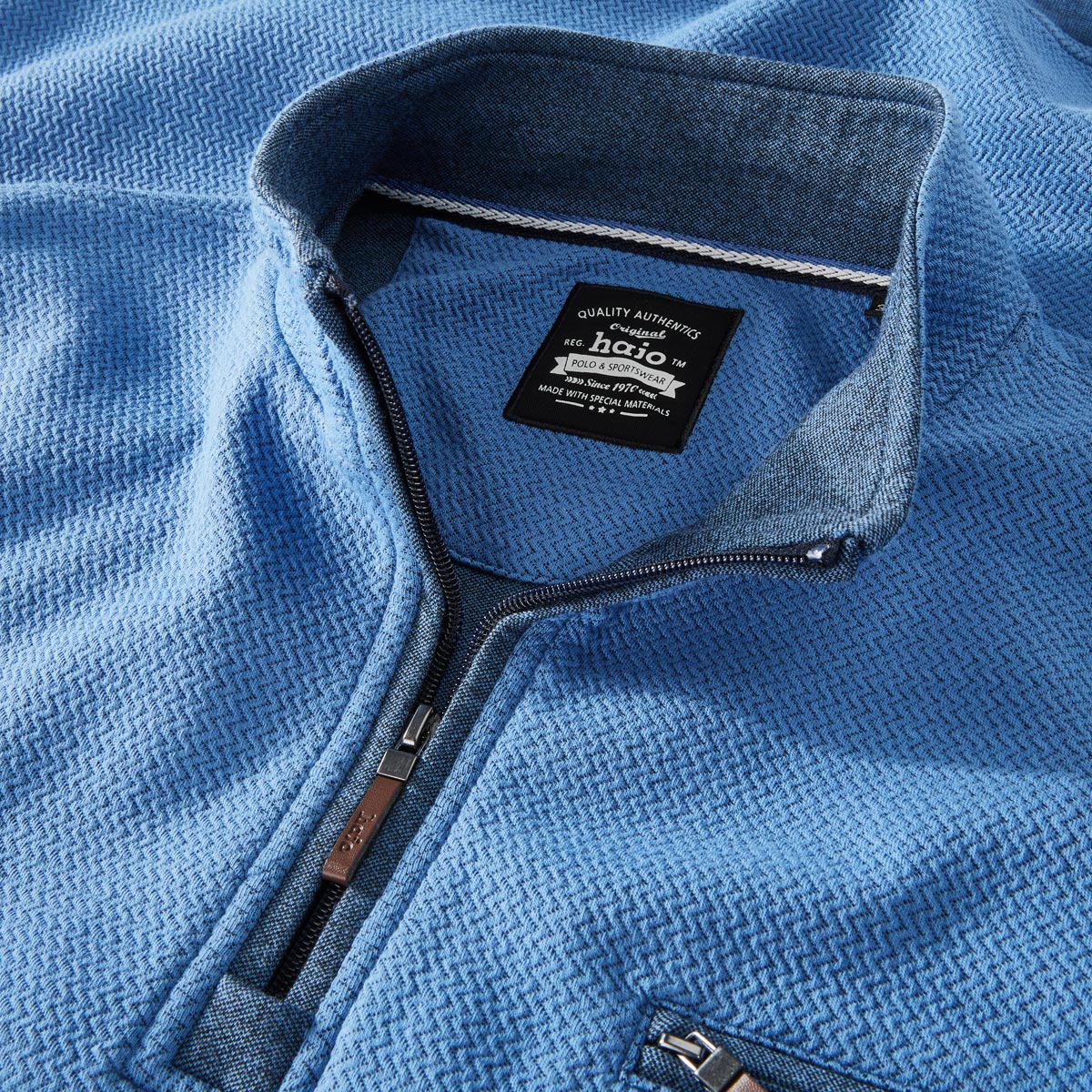 Hajo Sweatshirt "Stay Fresh" blau