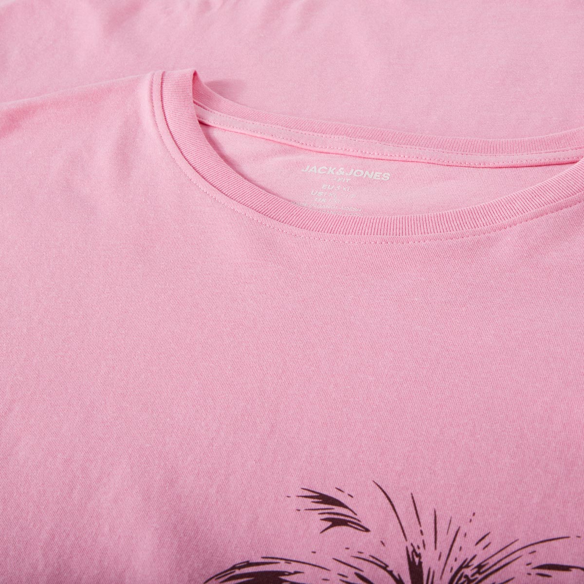 Jack&Jones T-Shirt mit Motiv-Print pink
