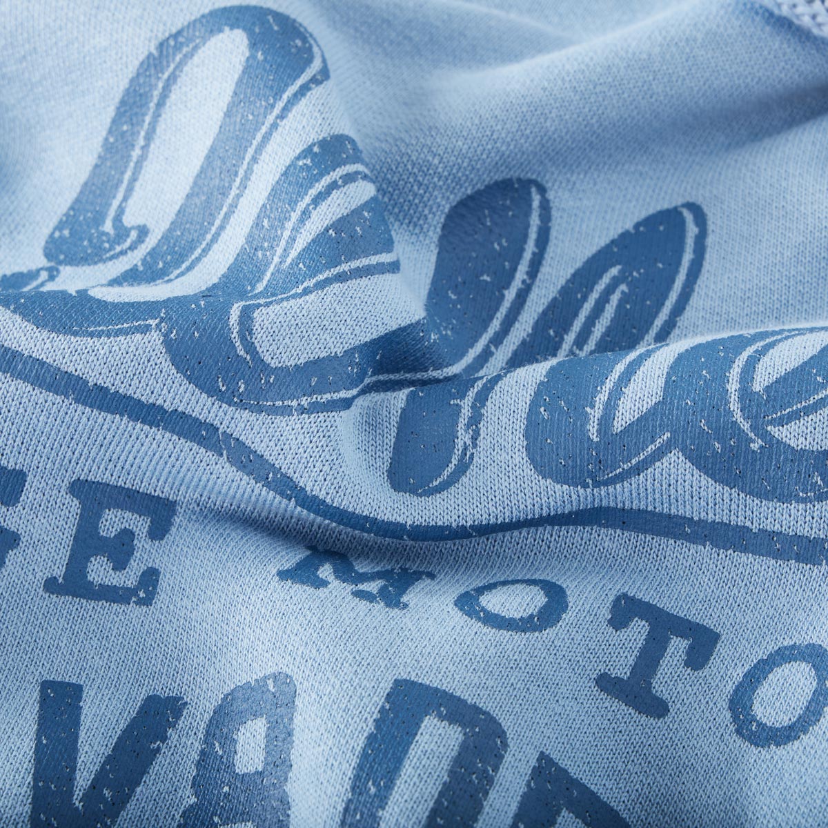 Redfield Hoodie mit Print hellblau