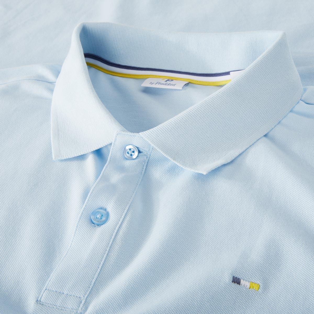 Pfundskerl Poloshirt aus Baumwolle hellblau