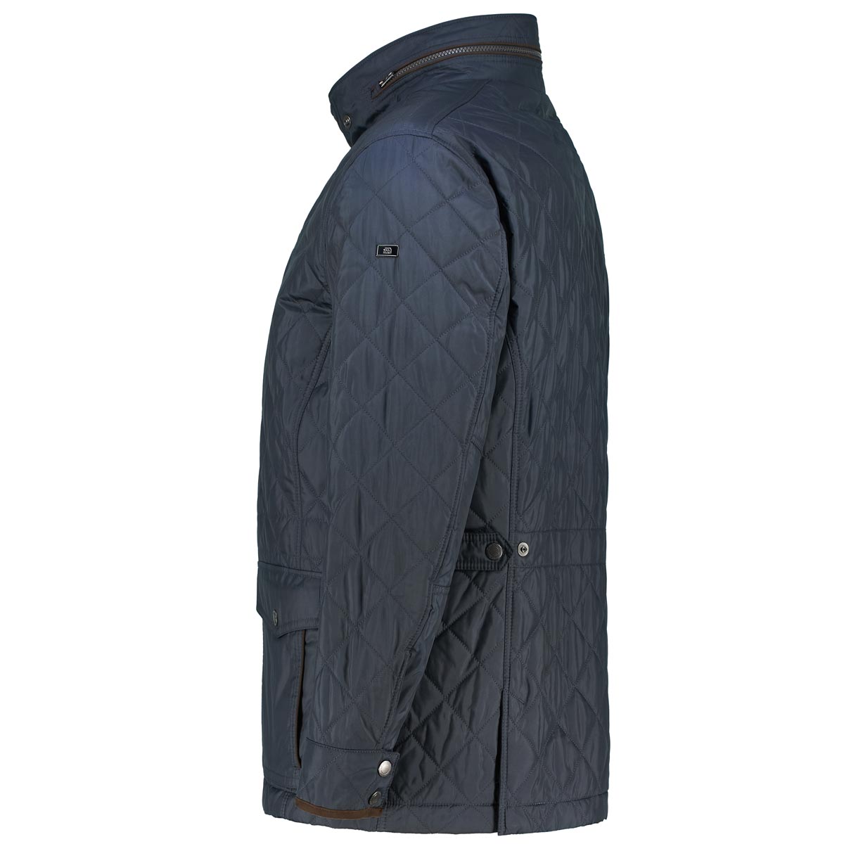 S4 Jackets Steppjacke mit Kontrastdetails, wasserabweisend marine