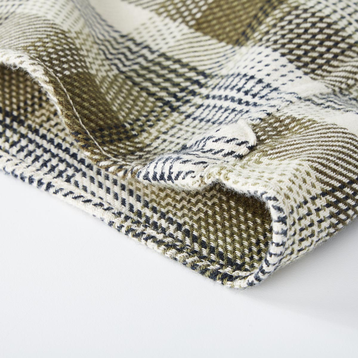 PME LEGEND Flanellhemd mit Biobaumwolle oliv