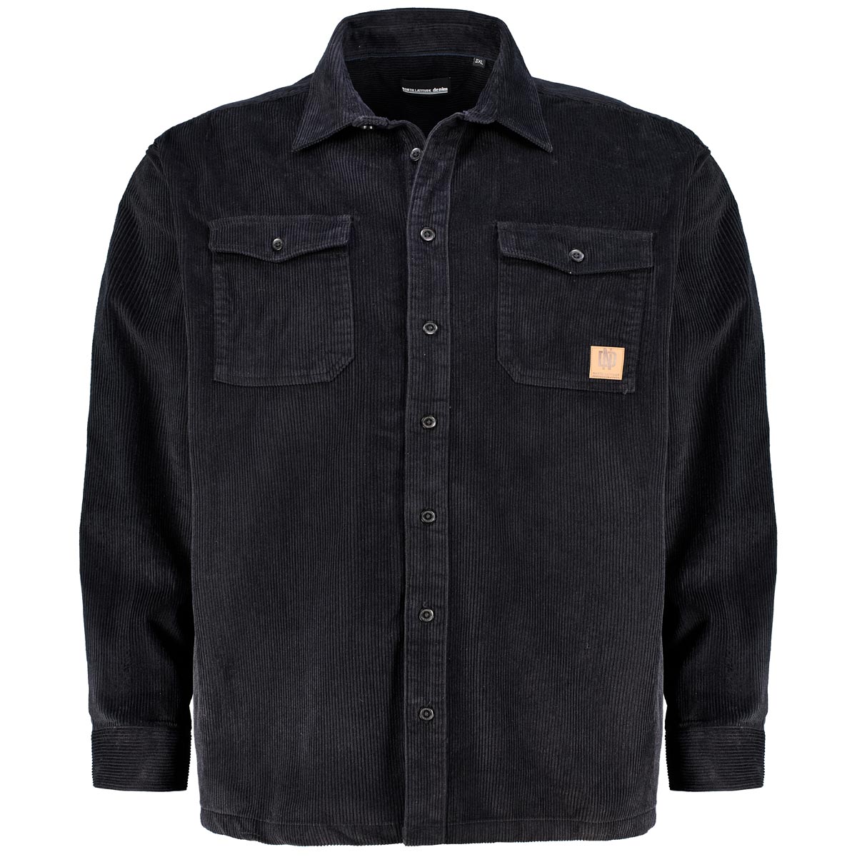 Cord-Overshirt im Loose Fit