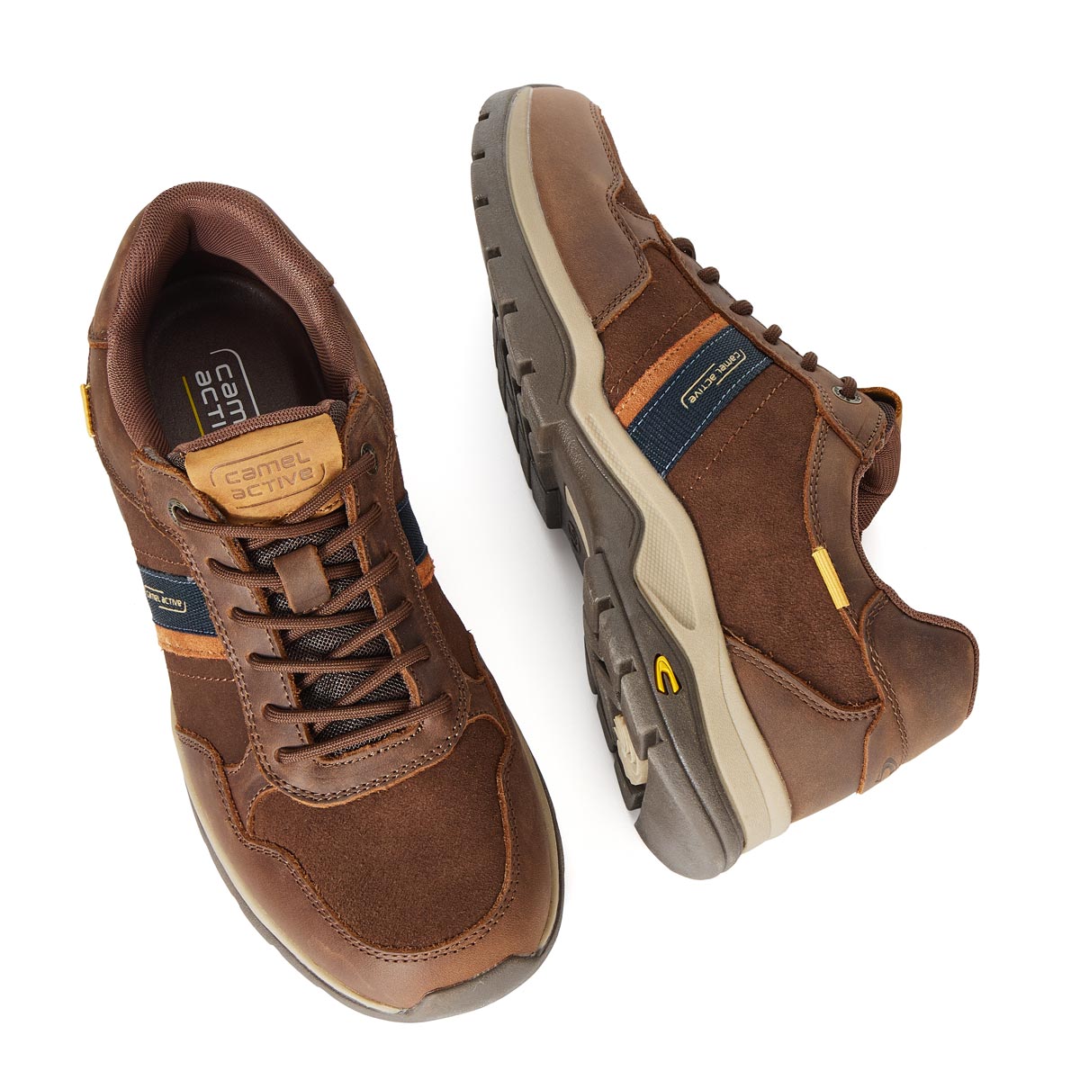 camel active Sneaker mit Wechselfußbett braun