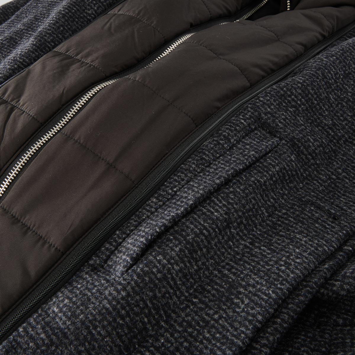 Jack&Jones Kurzmantel aus Wollmischung anthrazit