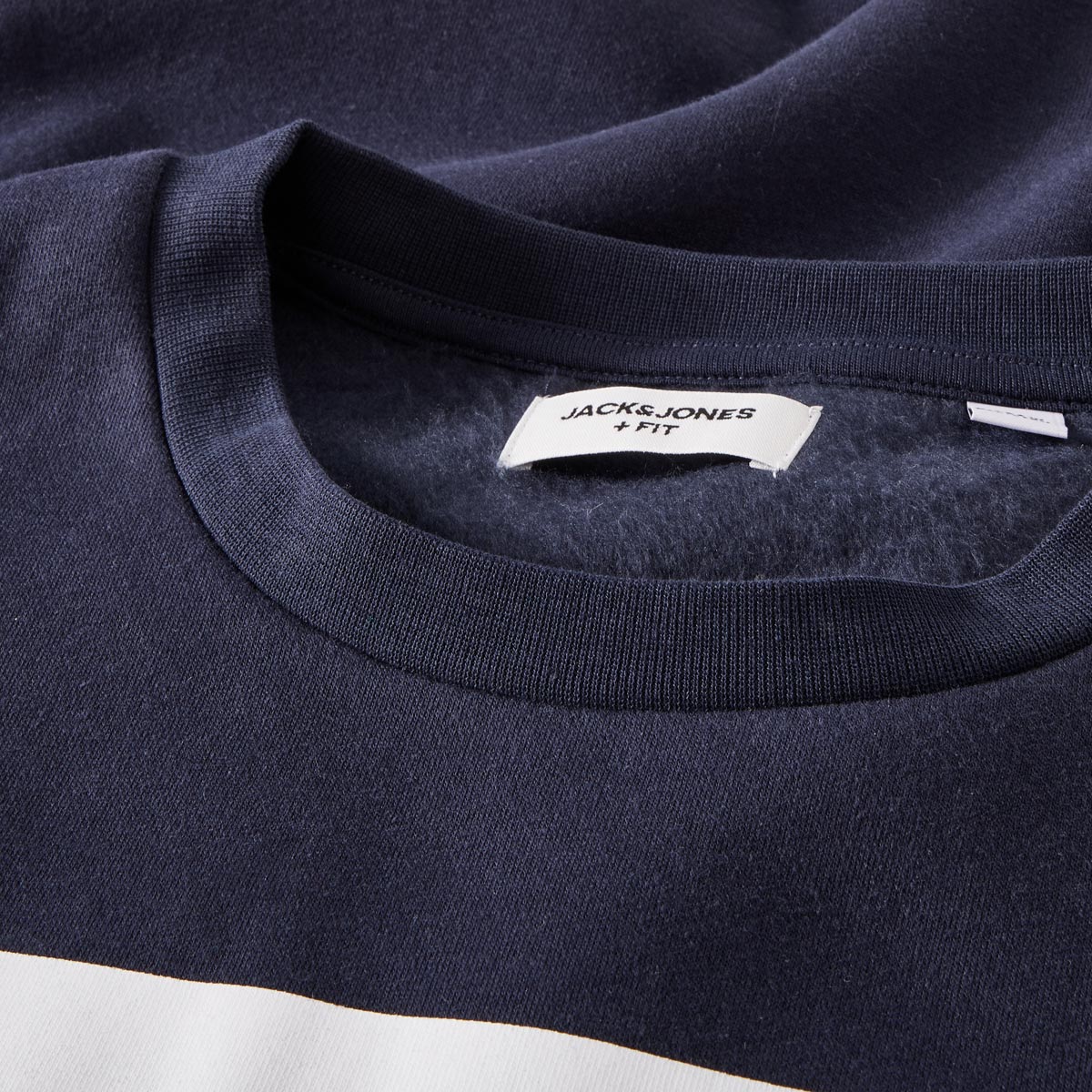 Jack&Jones Sweatshirt mit Label-Print marine