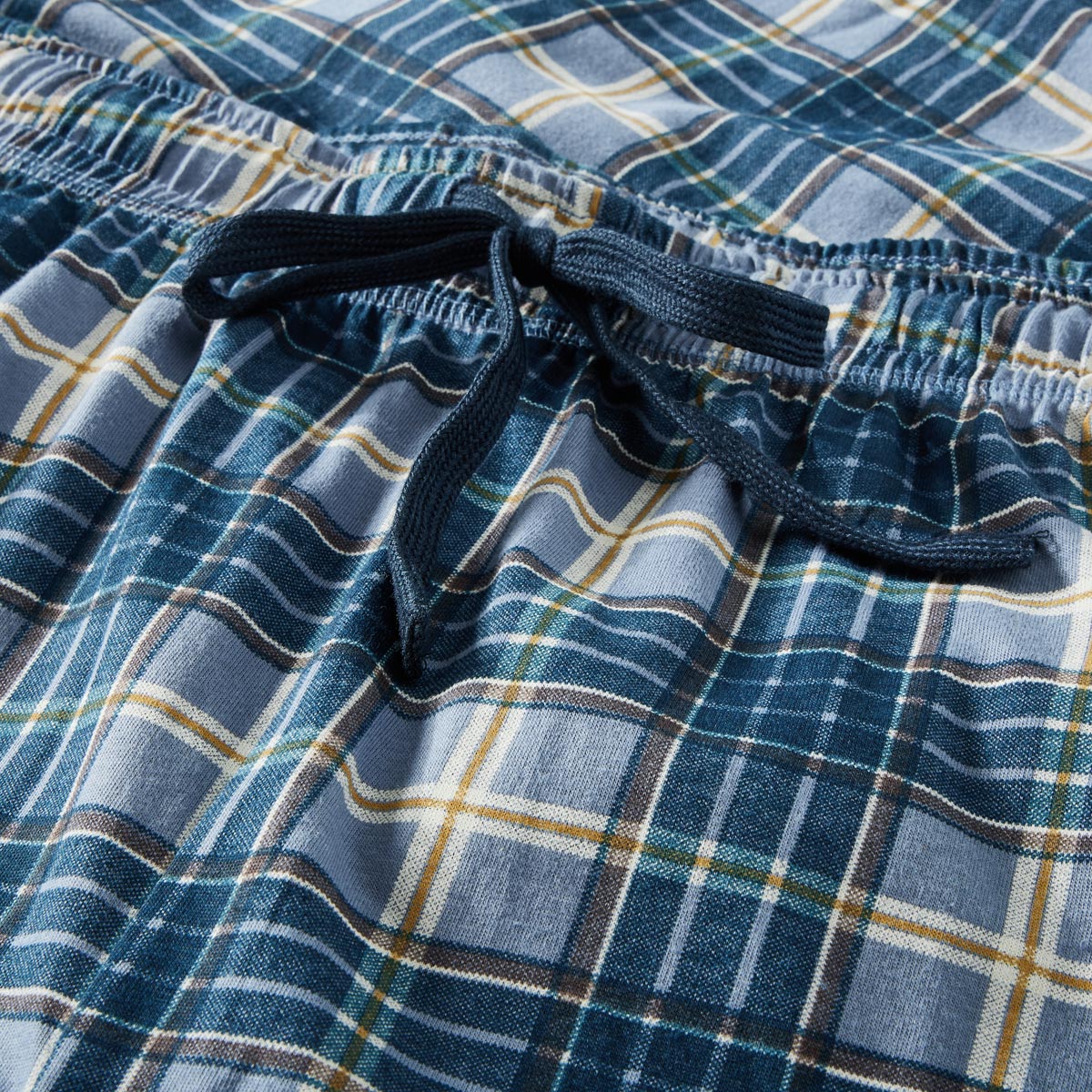 Ceceba Lange Pyjamahose aus Baumwoll-Jersey blau