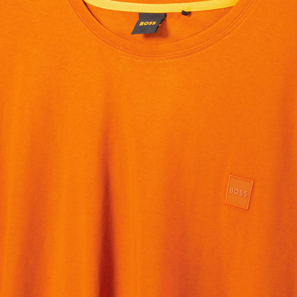BOSS T-Shirt aus Baumwolle orange
