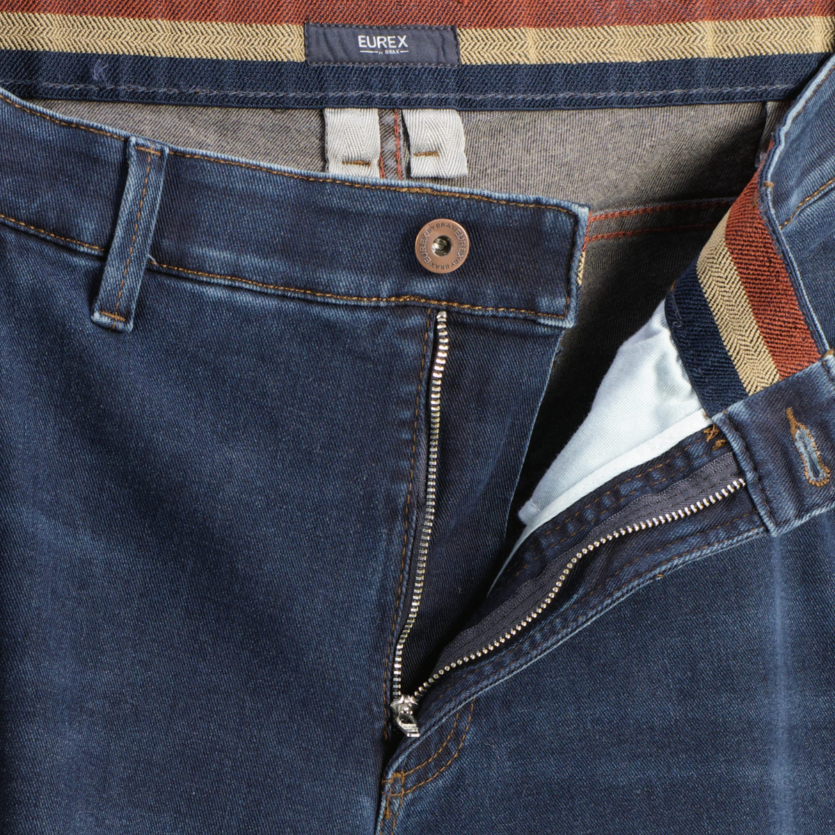 Eurex by Brax Stretch-Jeans "Luke", Tapered Fit mittelblau Eurex by Brax Stretch-Jeans "Luke", Tapered Fit mittelblau