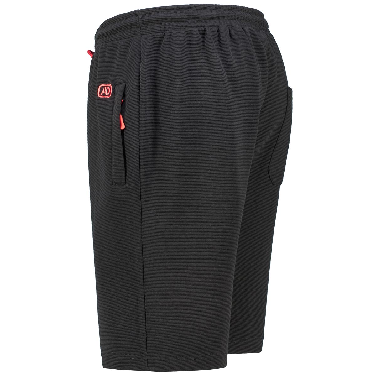ADAMO Jogging-Shorts mit Struktur schwarz