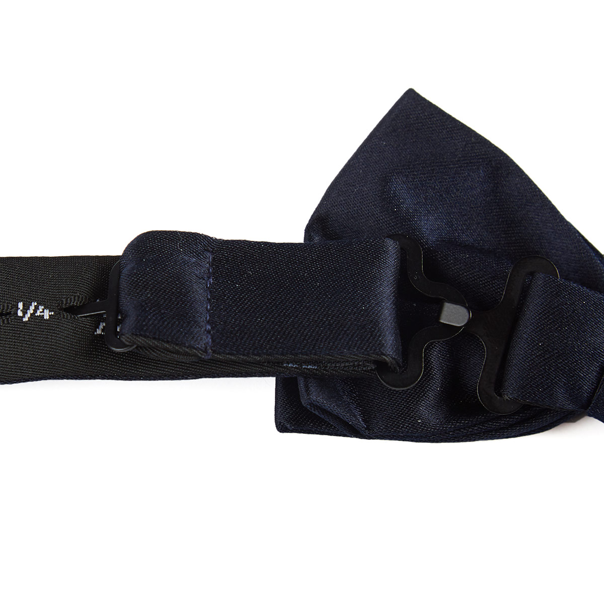 Seidenfalter Fliege aus reiner Seide, vorgebunden marine