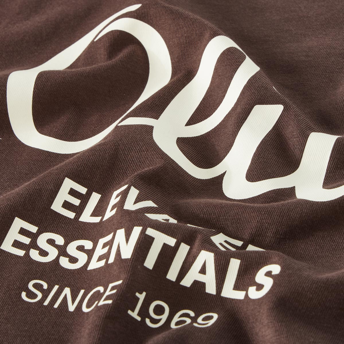 s.Oliver T-Shirt mit Label-Print braun