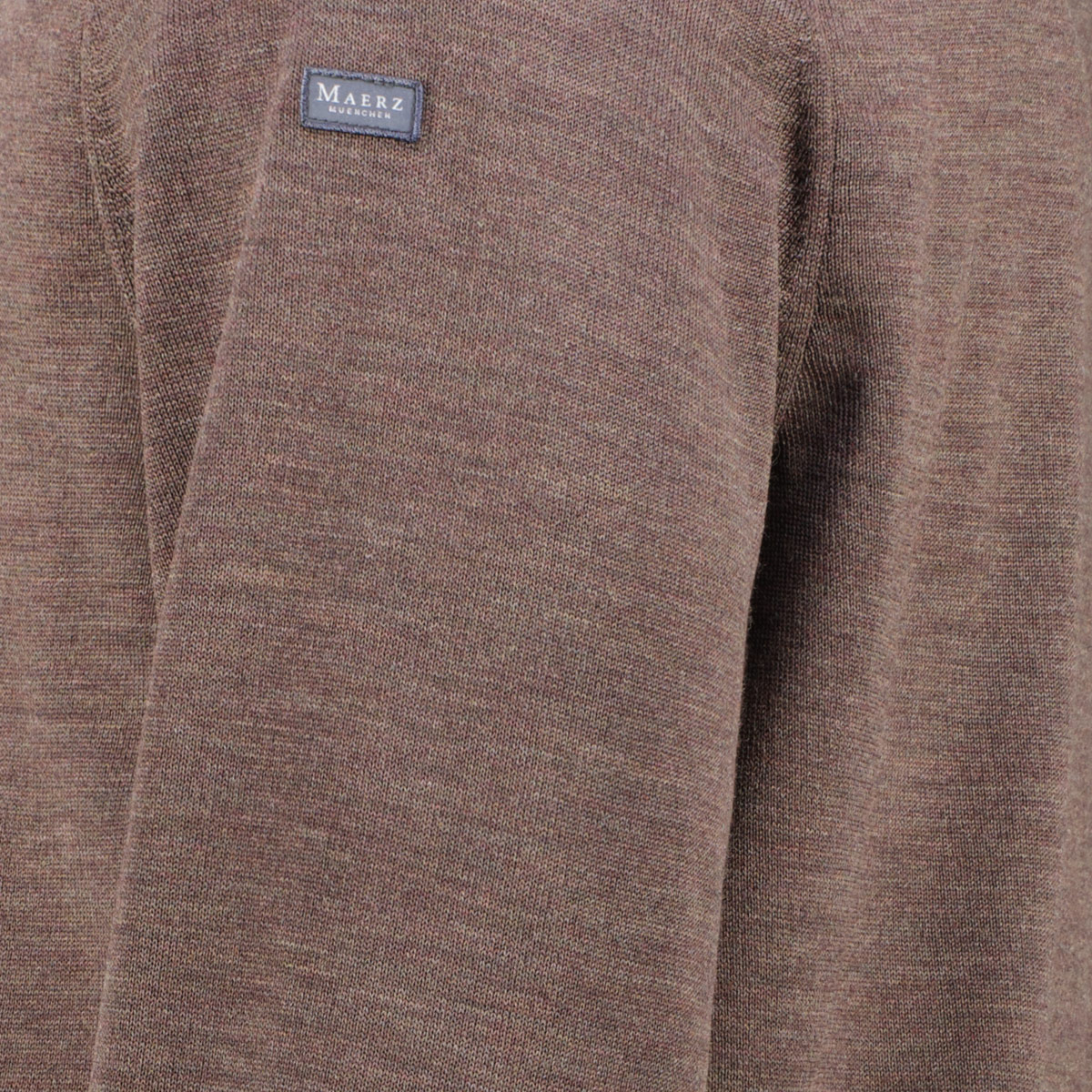 MAERZ MUENCHEN Strickjacke aus Merinowolle braun
