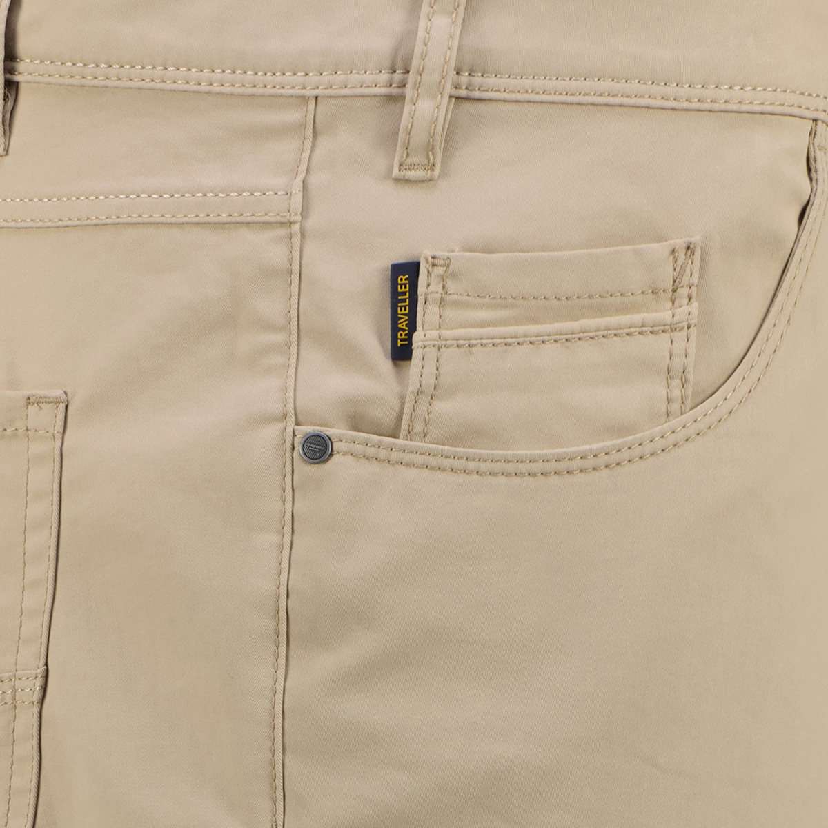 Redpoint Superstretch-Baumwollhose Milton, bügelfrei beige