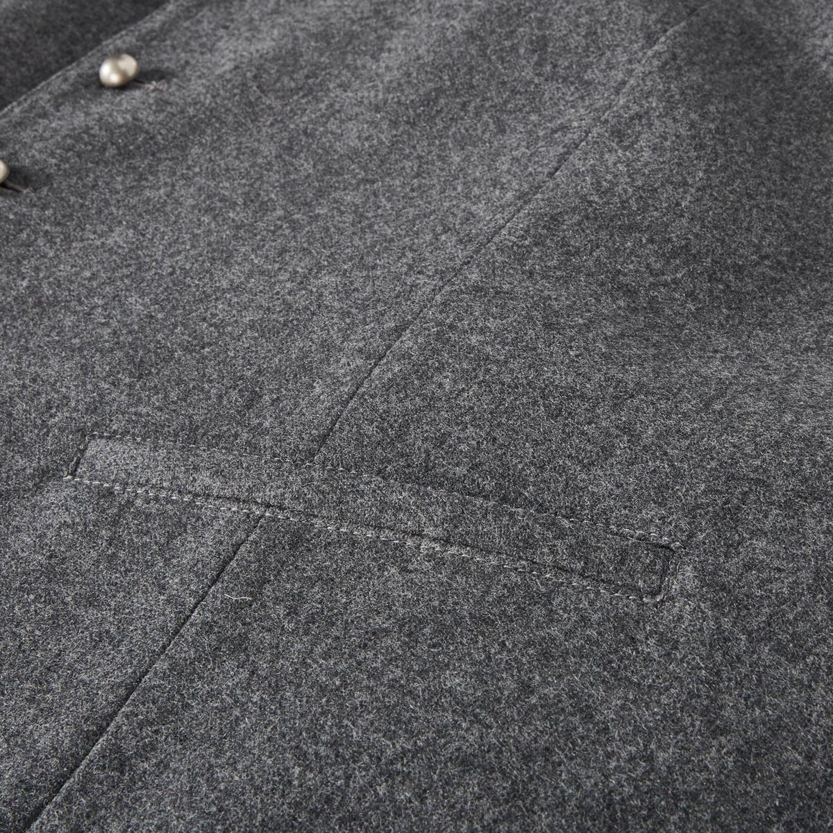 Hammerschmid Trachtenweste aus Wollmischung grau