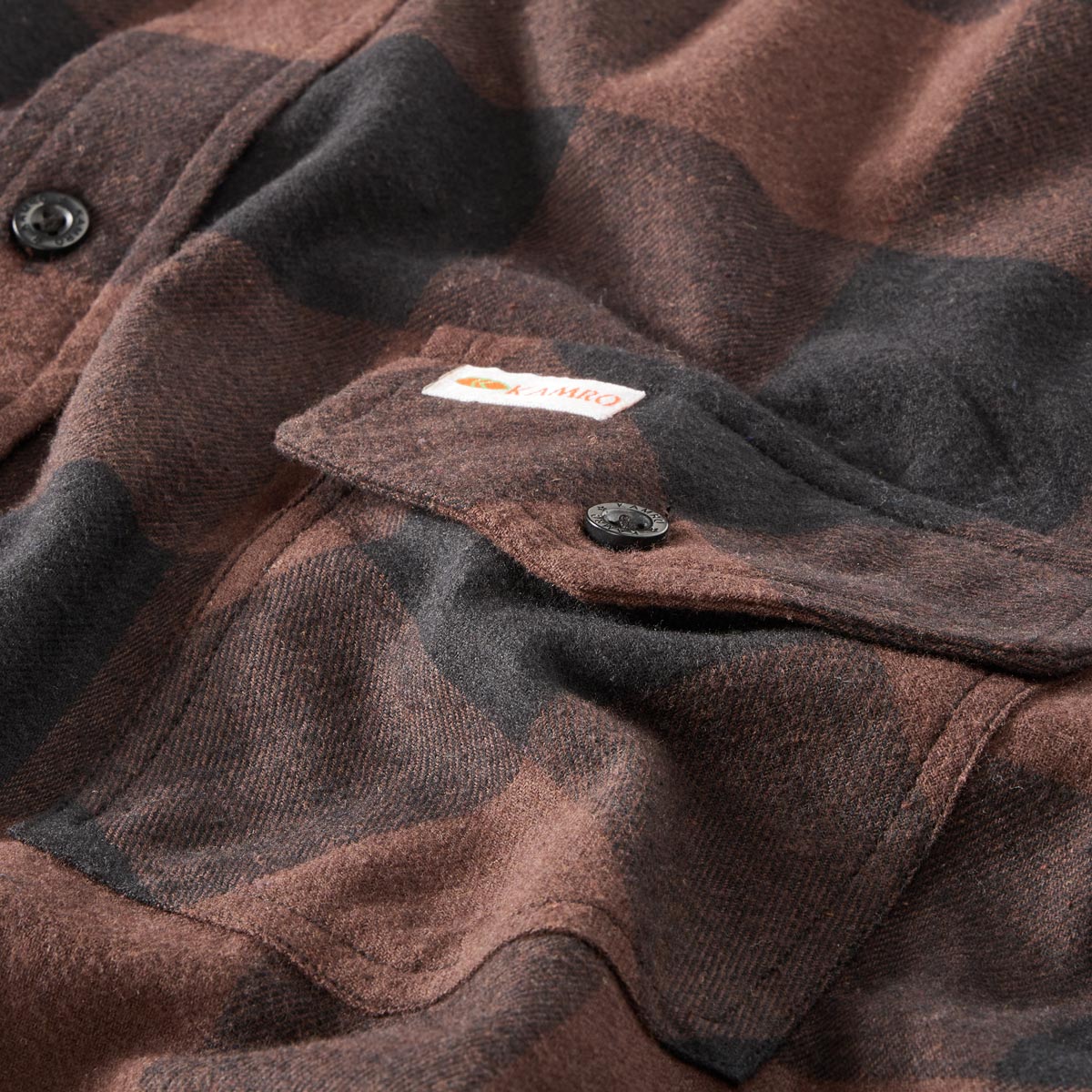 Kamro Kariertes Freizeithemd braun