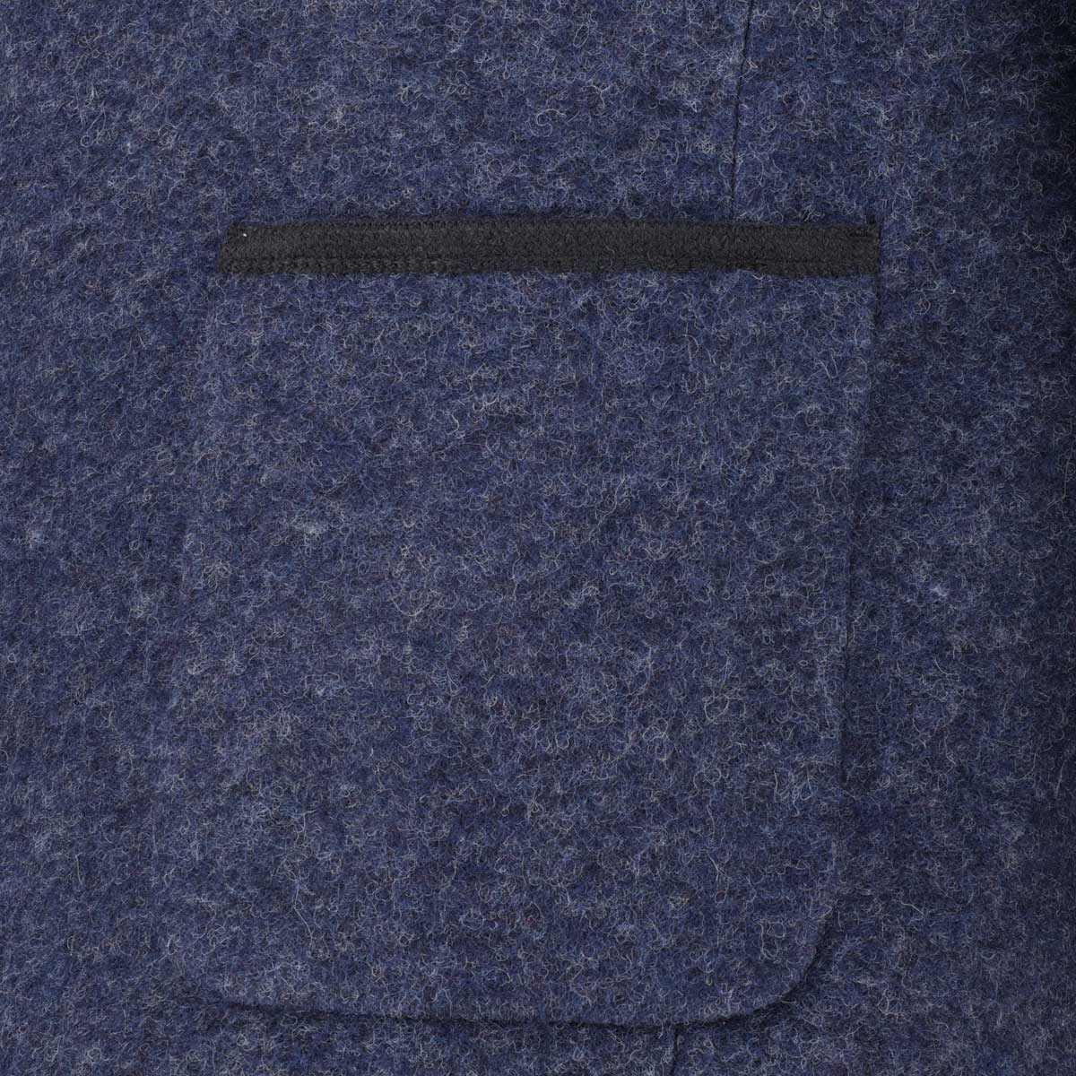 Weis Trachtenjanker aus Wollmischung blau