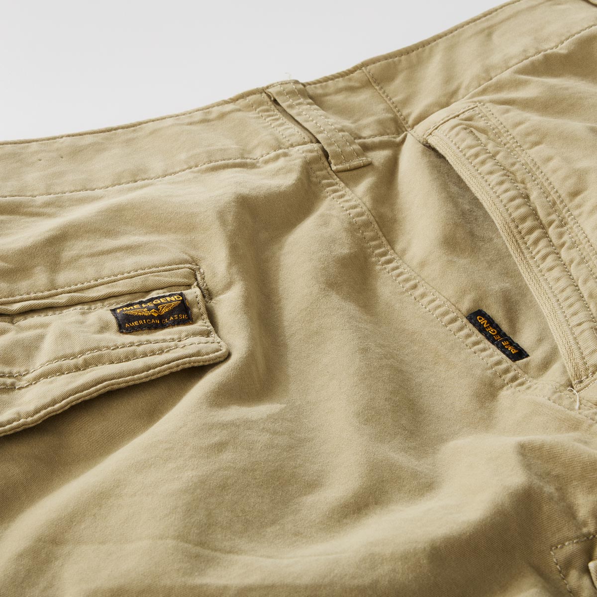 PME LEGEND Stretch-Cargo-Hose "Nordtrop", Regular Fit khaki