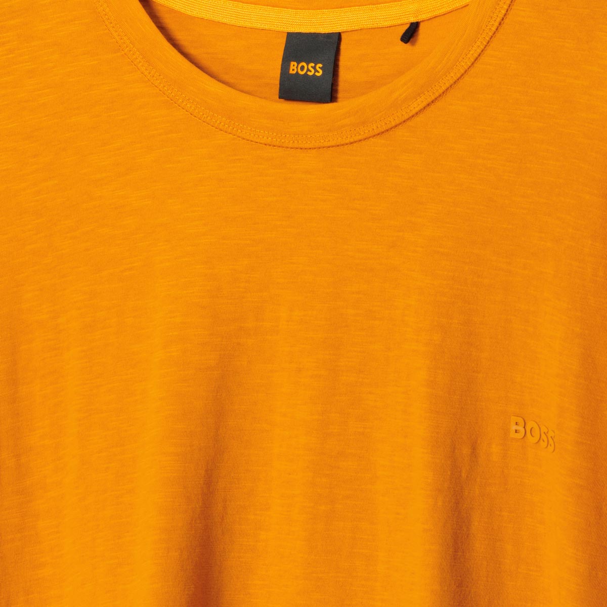 BOSS T-Shirt aus Biobaumwolle orange BOSS T-Shirt aus Biobaumwolle orange