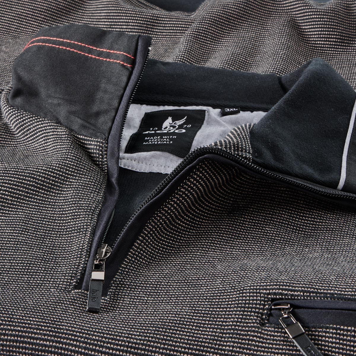 Hajo Sweatshirt "Stay Fresh", bügelfrei sand