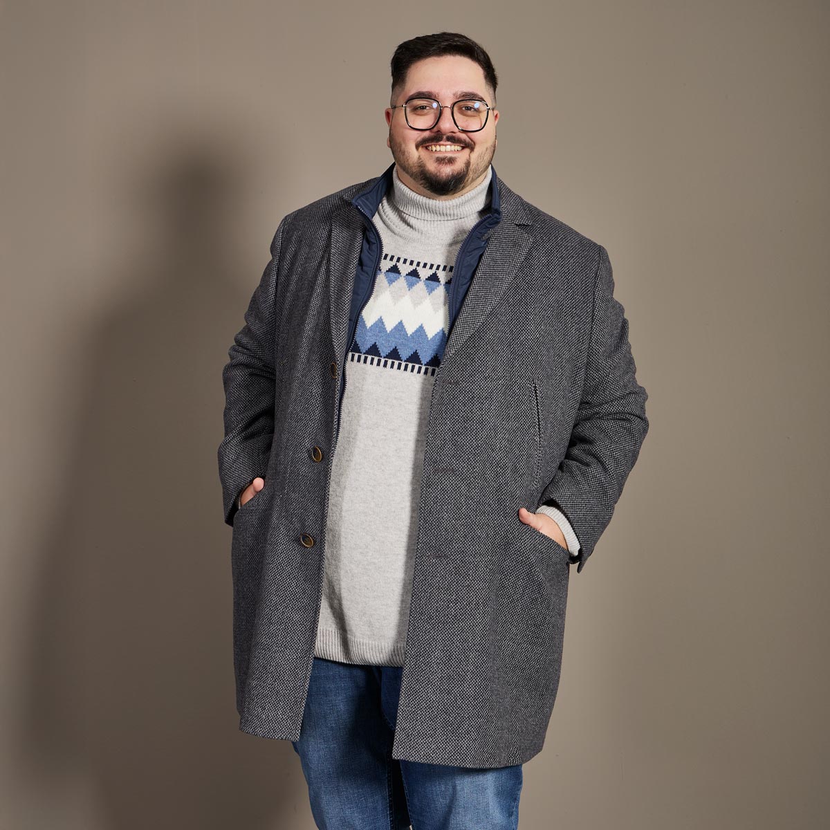 RAGMAN Pullover mit Kaschmir hellgrau